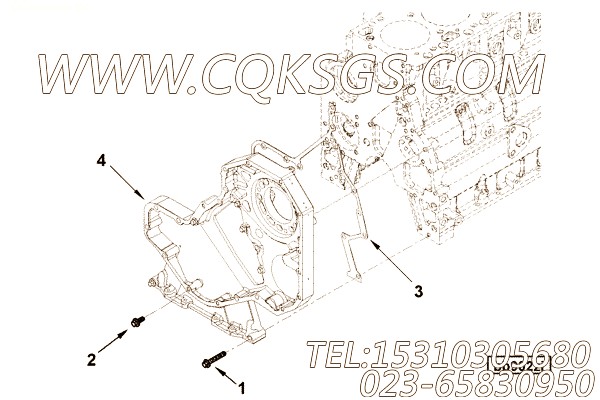 【齿轮箱】康明斯CUMMINS柴油机的3947797 齿轮箱