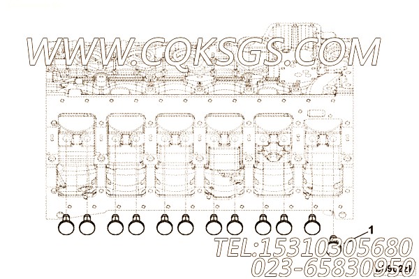 【柴油机ISBE185 30的缸体组】 康明斯挺杆体,参数及图片