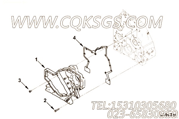 【齿轮箱】康明斯CUMMINS柴油机的4934041 齿轮箱