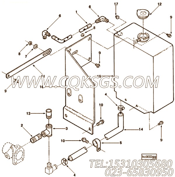 Screw, Hex Flange Head Cap