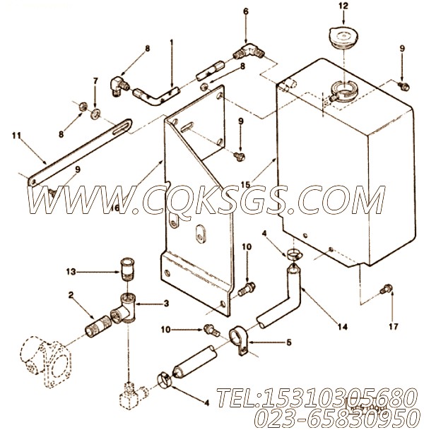 Bracket, Air Cleaner