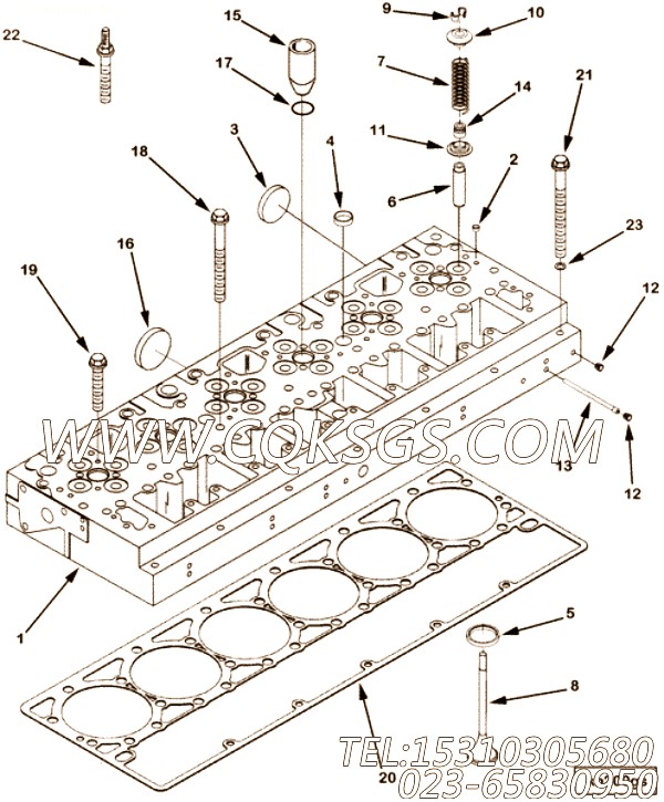 【阀套件】康明斯CUMMINS柴油机的3803873 阀套件
