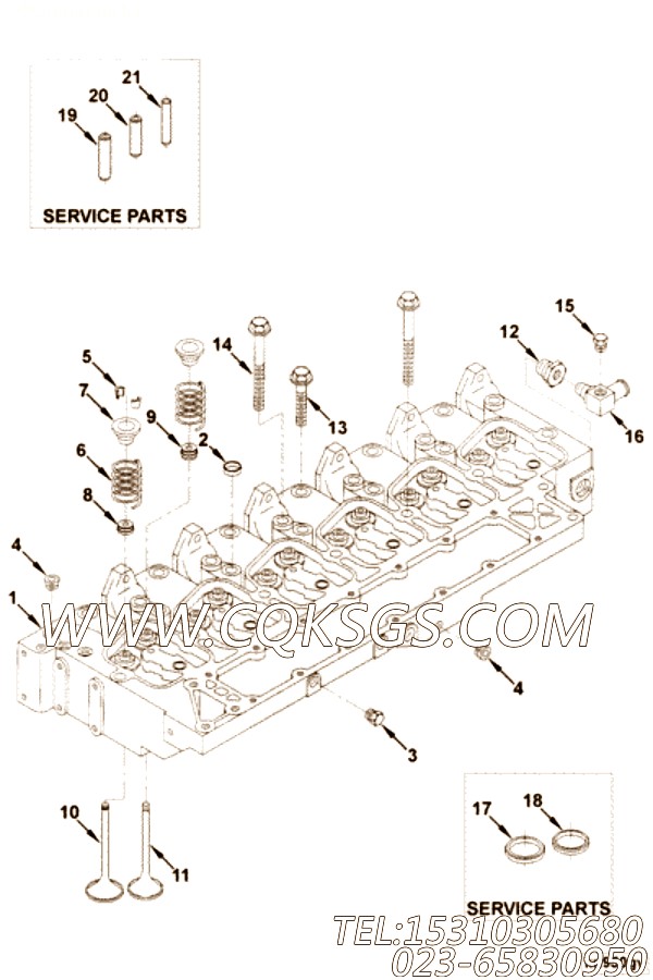Head, Cylinder