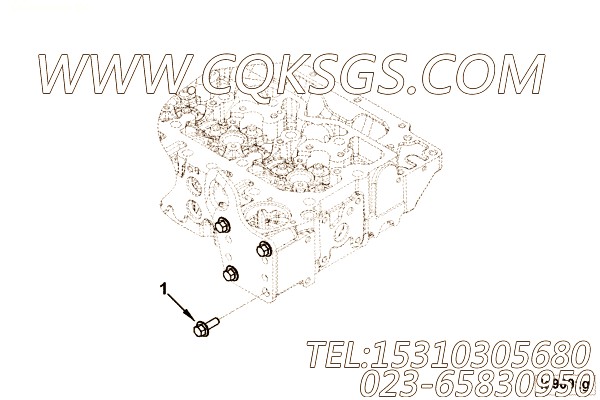 Screw, Hex Flange Head Cap