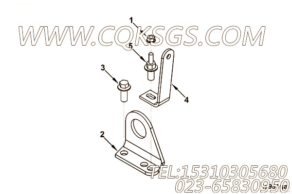 【管支撑】康明斯CUMMINS柴油机的3930879 管支撑