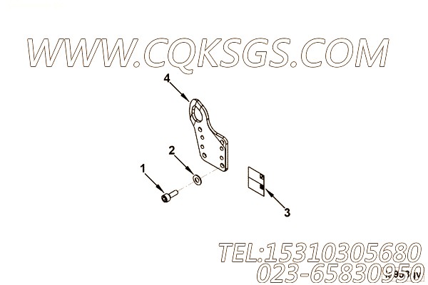 【内六角螺钉】康明斯CUMMINS柴油机的3640302 内六角螺钉