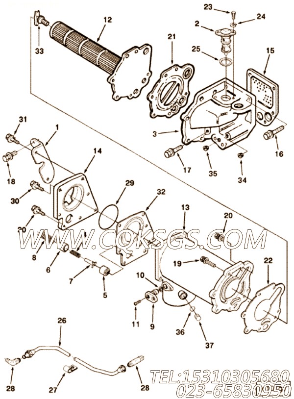 【适配器弯头】康明斯CUMMINS柴油机的68625 适配器弯头