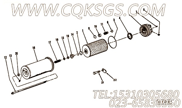 【壳牌和螺栓】康明斯CUMMINS柴油机的181592 壳牌和螺栓