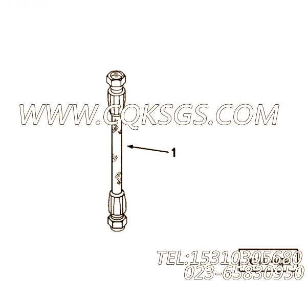 【柔性软管】康明斯CUMMINS柴油机的AB 6040 SS 柔性软管