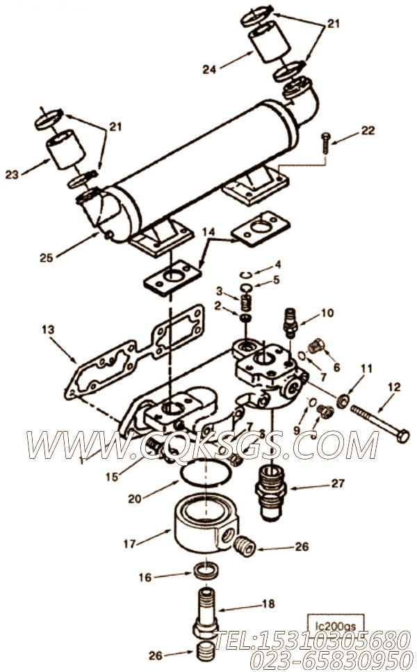 【六角头螺栓】康明斯CUMMINS柴油机的3018010 六角头螺栓
