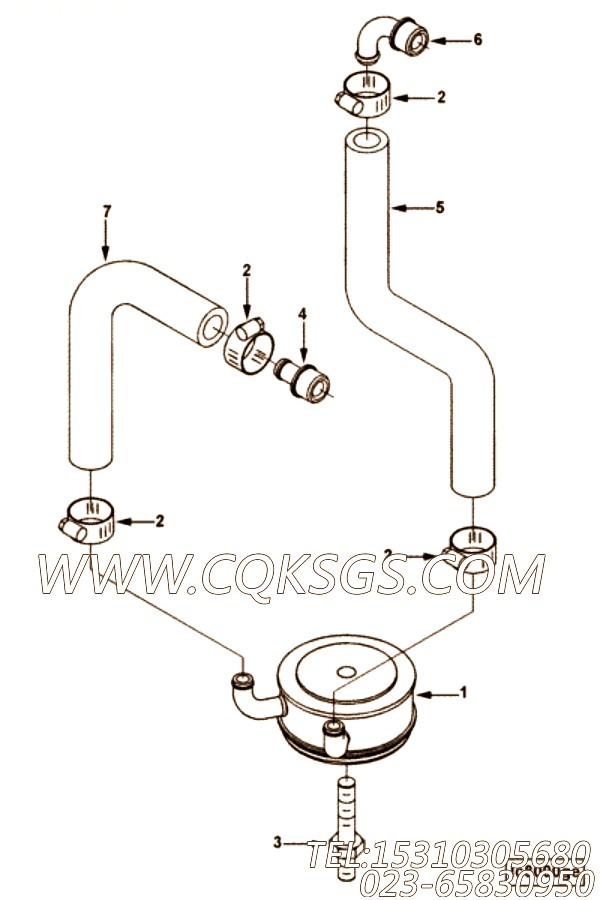 【机油冷却器】康明斯CUMMINS柴油机的C6205615500 机油冷却器