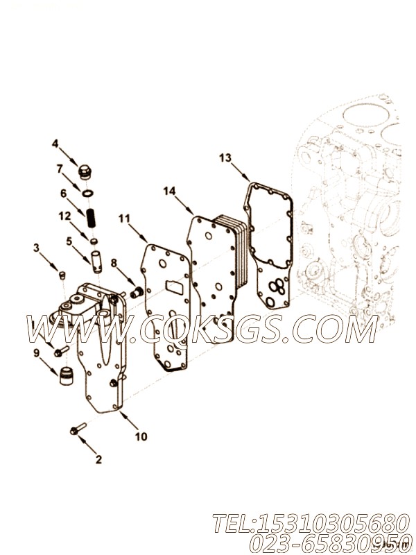 【压力调节器垫片】康明斯CUMMINS柴油机的3946894 压力调节器垫片