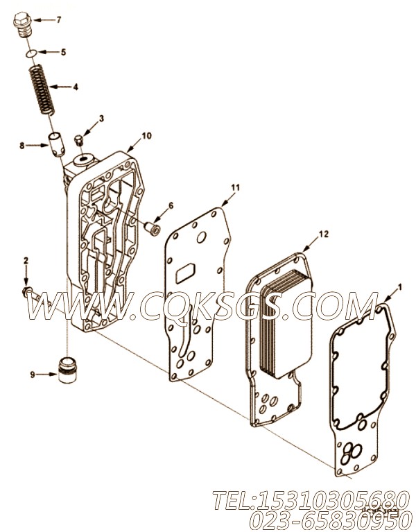 滤清器座连接件