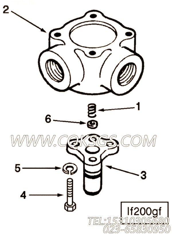 Head, Lub Oil Filter