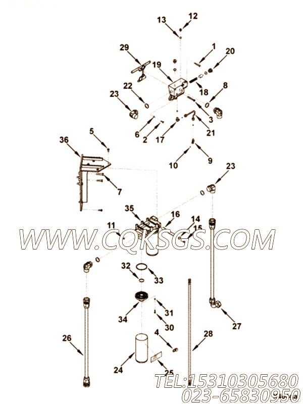 滤清器座连接件