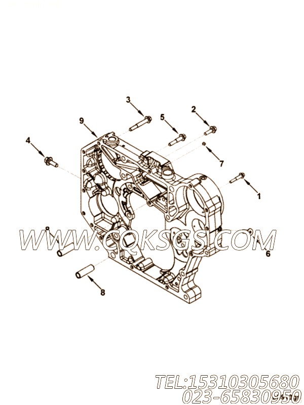 【齿轮箱】康明斯CUMMINS柴油机的5256013 齿轮箱