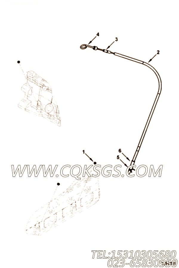 Tube, Oil Gauge