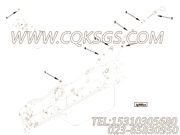 【套件和组件】康明斯CUMMINS柴油机的3945567 套件和组件
