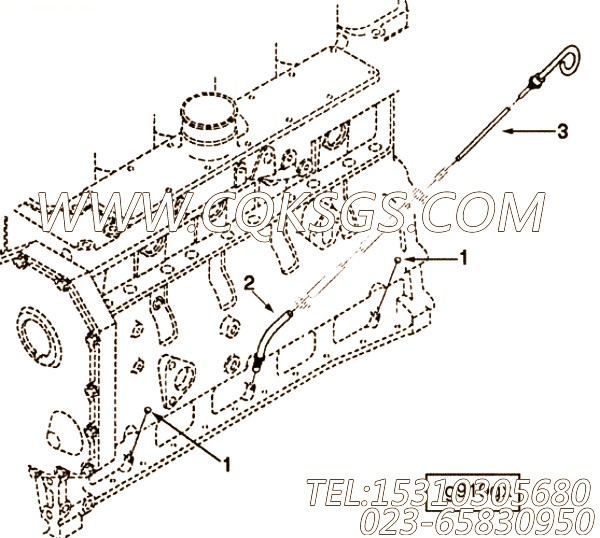Tube, Oil Gauge