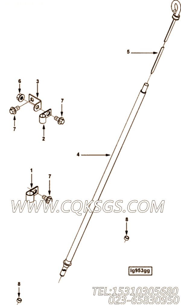 Tube, Oil Gauge