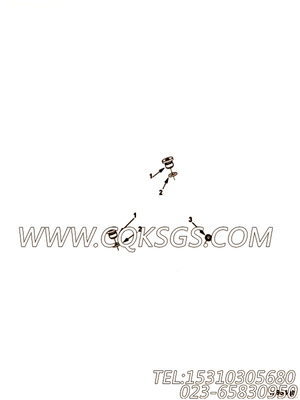 【管接头】康明斯CUMMINS柴油机的4898561 管接头
