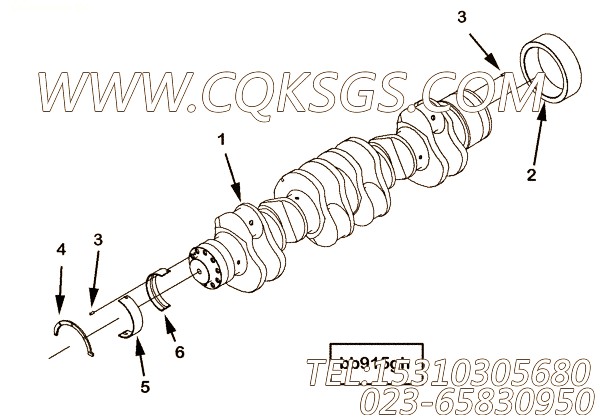【主轴承】康明斯CUMMINS柴油机的4999942 主轴承