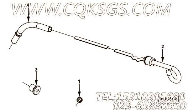 Tube, Oil Gauge