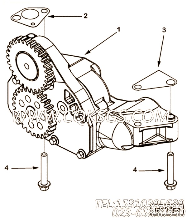 【垫片】康明斯CUMMINS柴油机的3680888 垫片