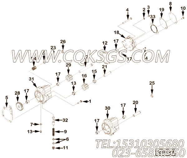Gasket, Lub Oil Pump