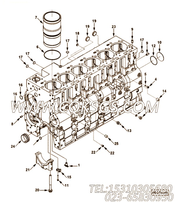Screw, Hex Flange Head Cap