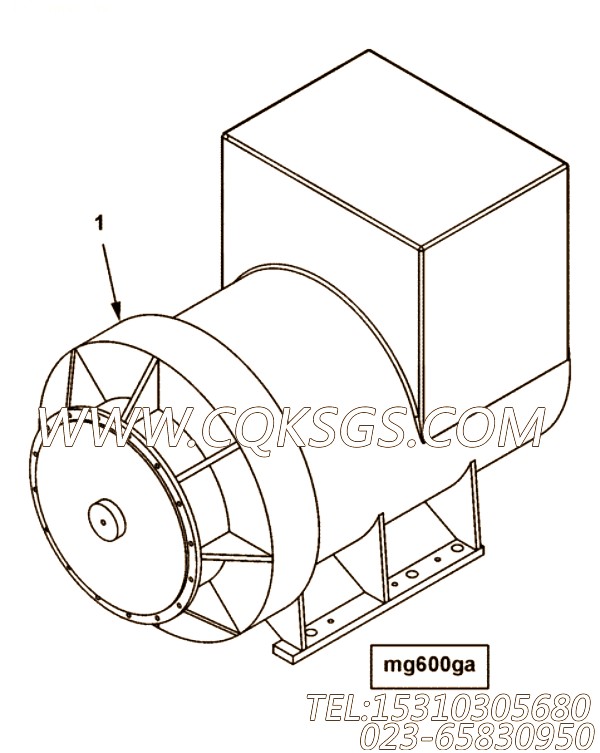 【主发电机】康明斯CUMMINS柴油机的4930143 主发电机