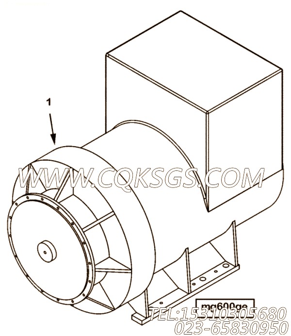 【主发电机】康明斯CUMMINS柴油机的4930152 主发电机