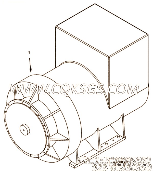 【主发电机】康明斯CUMMINS柴油机的4998890 主发电机