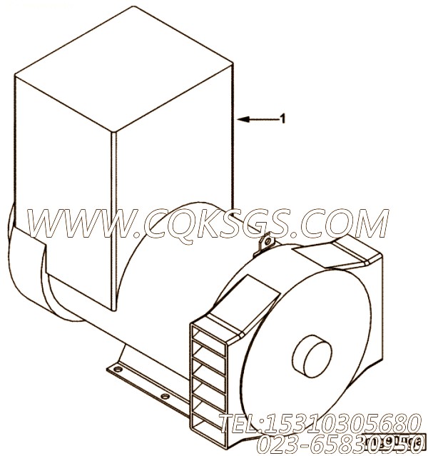 【主发电机】康明斯CUMMINS柴油机的3979209 主发电机