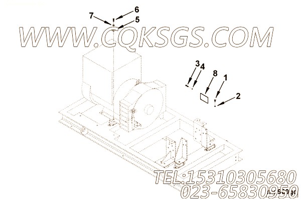 【六角头螺栓】康明斯CUMMINS柴油机的3974724 六角头螺栓