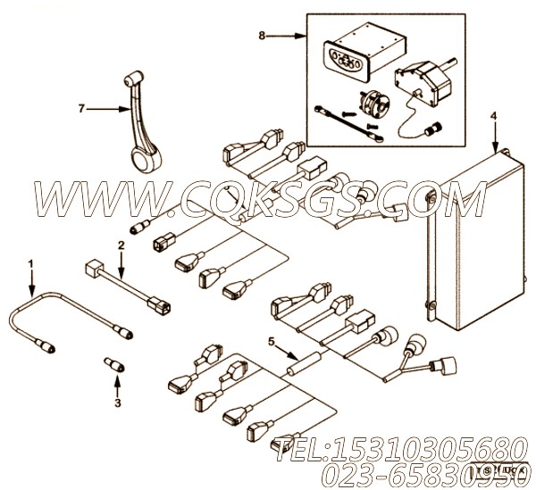 Handle, Control Strbrd