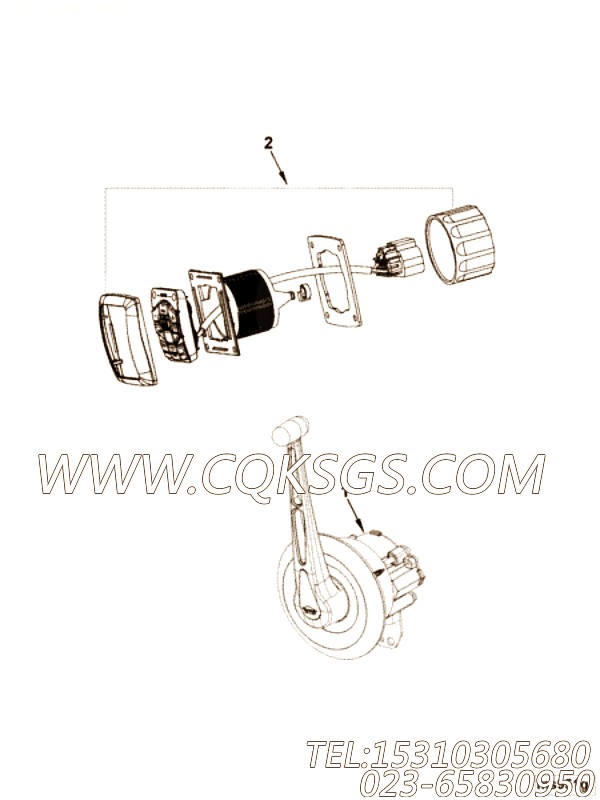 【控制面板】康明斯CUMMINS柴油机的4939831 控制面板