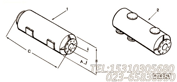 【消声器】康明斯CUMMINS柴油机的146338 消声器