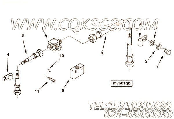 3178257内六角螺栓,用于康明斯KTA38-G5-800GF发动机性能件组,【发电用】配件