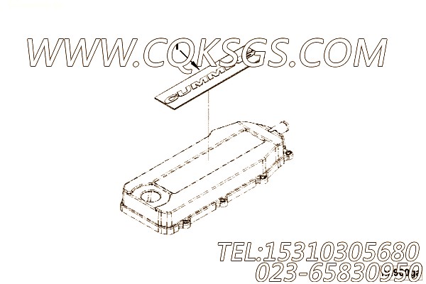 【名牌】康明斯CUMMINS柴油机的4989996 名牌