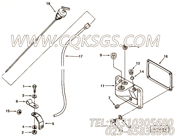 【套件和组件】康明斯CUMMINS柴油机的3074511 套件和组件
