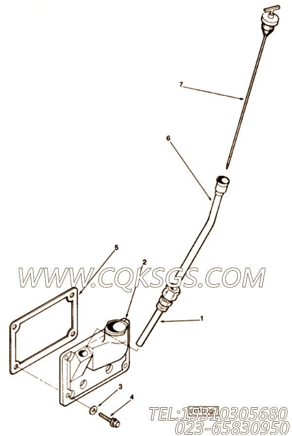 Tube, Oil Gauge