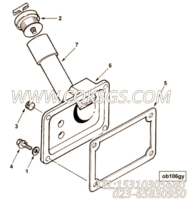 【充油管】康明斯CUMMINS柴油机的185051 充油管