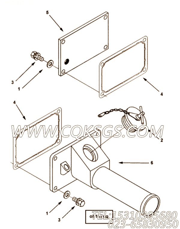 【手孔盖】康明斯CUMMINS柴油机的3284920 手孔盖