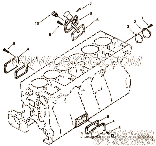 【手孔盖】康明斯CUMMINS柴油机的3251337 手孔盖