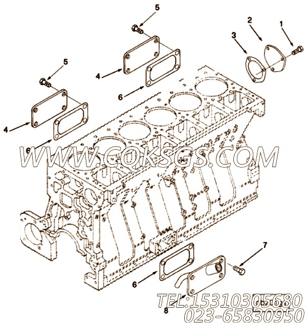 【手孔盖】康明斯CUMMINS柴油机的3251736 手孔盖