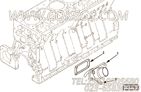 【手孔盖】康明斯CUMMINS柴油机的4071241 手孔盖