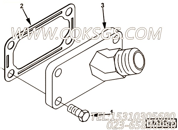 【手孔盖】康明斯CUMMINS柴油机的4059789 手孔盖
