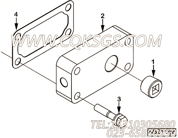 【手孔盖】康明斯CUMMINS柴油机的3335580 手孔盖