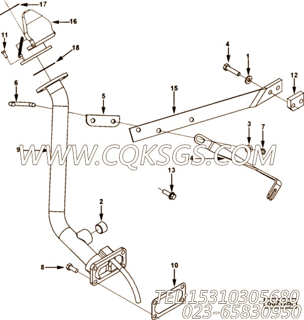 【安装垫片】康明斯CUMMINS柴油机的4905183 安装垫片